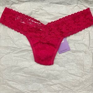 Hanky Panky Low Rise Pink Lace Thong